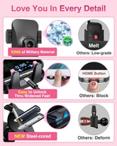 VANMASS Car Phone Holder 2025 Pink - 85+ lbs Strong Suction Mount